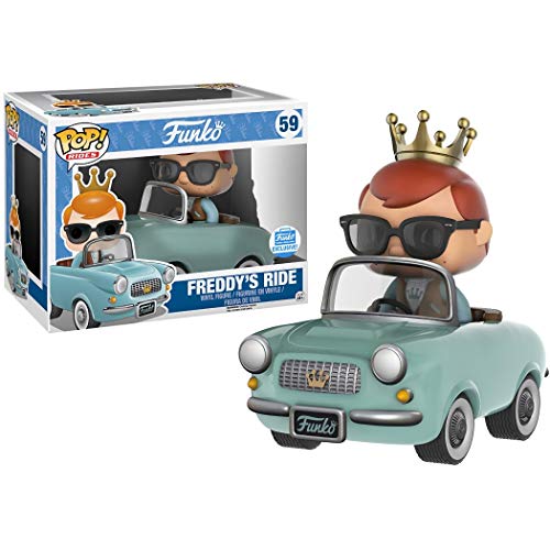 Freddy's Ride (F Unko-Shop Exc): Fun ko Pop! Rides Vinyl Figure & 1 Cartoon Themed Trading Card Bundle (059 - 09556)
